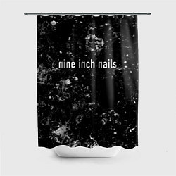 Шторка для душа Nine Inch Nails black ice, цвет: 3D-принт