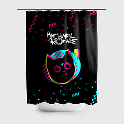 Шторка для душа My Chemical Romance - rock star cat, цвет: 3D-принт