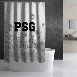 Шторка для душа PSG sport на светлом фоне посередине, цвет: 3D-принт — фото 2