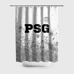 Шторка для душа PSG sport на светлом фоне посередине, цвет: 3D-принт