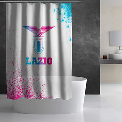 Шторка для душа Lazio neon gradient style, цвет: 3D-принт — фото 2