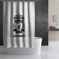 Шторка для душа Liverpool sport на светлом фоне, цвет: 3D-принт — фото 2