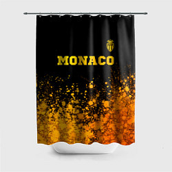 Шторка для душа Monaco - gold gradient посередине, цвет: 3D-принт