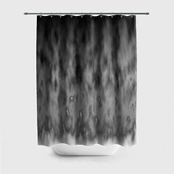 Шторка для душа Серое пламя, цвет: 3D-принт