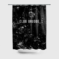 Шторка для душа Club Brugge black ice, цвет: 3D-принт