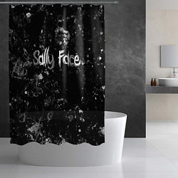 Шторка для душа Sally Face black ice, цвет: 3D-принт — фото 2