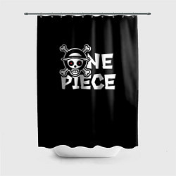 Шторка для душа One piece - emblem, цвет: 3D-принт