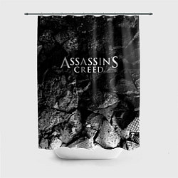 Шторка для душа Assassins Creed black graphite, цвет: 3D-принт