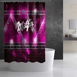 Шторка для душа Milfa в стиле milka, цвет: 3D-принт — фото 2