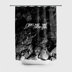 Шторка для душа Darling in the FranXX black graphite, цвет: 3D-принт