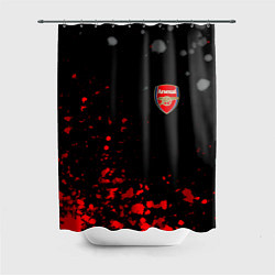 Шторка для душа Arsenal spash, цвет: 3D-принт