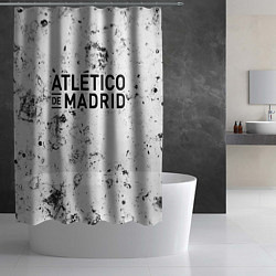 Шторка для душа Atletico Madrid dirty ice, цвет: 3D-принт — фото 2