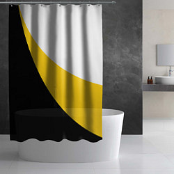 Шторка для душа За веру царя и святую триединую Русь Большой КЦК с, цвет: 3D-принт — фото 2