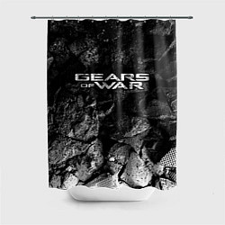 Шторка для душа Gears of War black graphite, цвет: 3D-принт