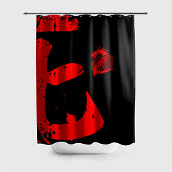 Шторка для душа Shadow Warrior japan, цвет: 3D-принт