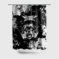 Шторка для душа Babymetal рок пес, цвет: 3D-принт