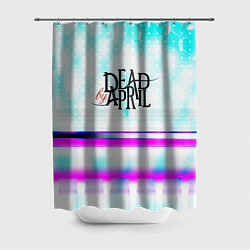 Шторка для душа Dead by april rock band, цвет: 3D-принт