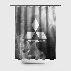 Шторка для душа Mitsubishi - grey gradient, цвет: 3D-принт