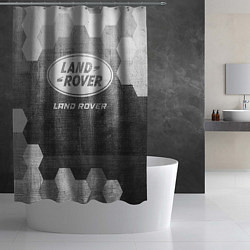 Шторка для душа Land Rover - grey gradient, цвет: 3D-принт — фото 2