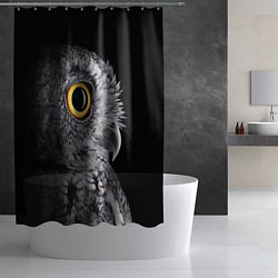Шторка для душа Сова - всевидящее око - big picture, цвет: 3D-принт — фото 2