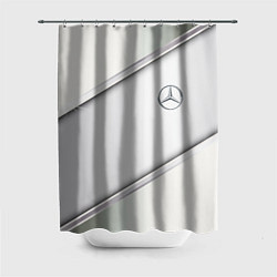 Шторка для душа Mercedes benz metalic collection, цвет: 3D-принт