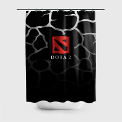 Шторка для душа DOTA2 земля, цвет: 3D-принт