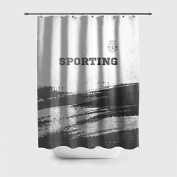 Шторка для душа Sporting - white gradient посередине, цвет: 3D-принт