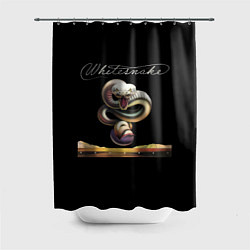 Шторка для душа Whitesnake trouble, цвет: 3D-принт