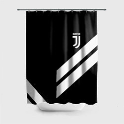 Шторка для душа Juventus line white, цвет: 3D-принт