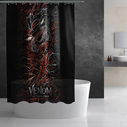 Шторка для душа Venom vs Carnage, цвет: 3D-принт — фото 2