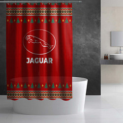 Шторка для душа Jaguar new year, цвет: 3D-принт — фото 2