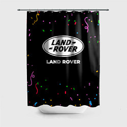 Шторка для душа Land Rover конфети, цвет: 3D-принт