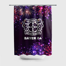 Шторка для душа Праздничный Bayer 04, цвет: 3D-принт