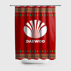 Шторка для душа Daewoo new year, цвет: 3D-принт