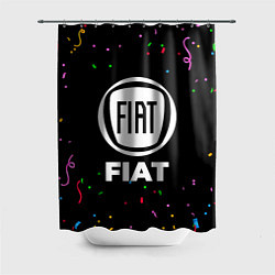 Шторка для душа Fiat конфети, цвет: 3D-принт