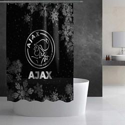 Шторка для душа Снежный Ajax, цвет: 3D-принт — фото 2