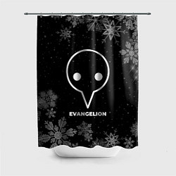 Шторка для душа Снежный Evangelion, цвет: 3D-принт