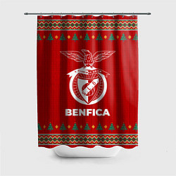 Шторка для душа Benfica new year, цвет: 3D-принт