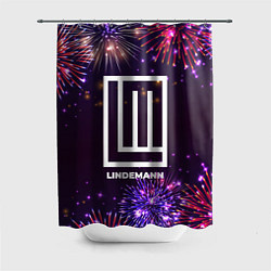 Шторка для душа Праздничный Lindemann, цвет: 3D-принт