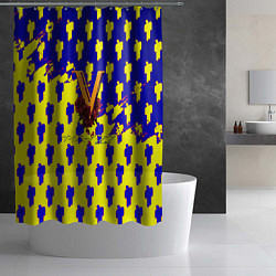 Шторка для душа Cyberpunk 2077 human, цвет: 3D-принт — фото 2