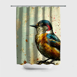 Шторка для душа Кукушка, цвет: 3D-принт