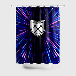 Шторка для душа West Ham neon energy, цвет: 3D-принт