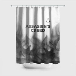 Шторка для душа Assassins Creed - white gradient посередине, цвет: 3D-принт