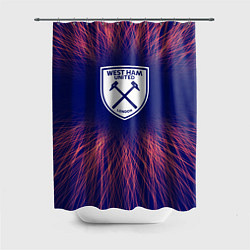 Шторка для душа West Ham red energy, цвет: 3D-принт
