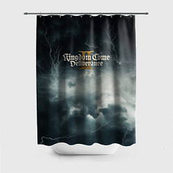 Шторка для ванной Kingdom Come Deliverance 2 мрачный фон