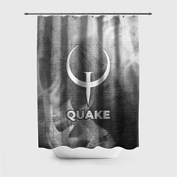Шторка для душа Quake - grey gradient, цвет: 3D-принт