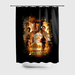Шторка для душа Индиана Джонс: королевство хрустального черепа, цвет: 3D-принт