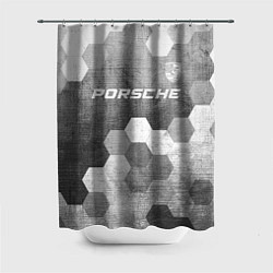 Шторка для душа Porsche - grey gradient посередине, цвет: 3D-принт