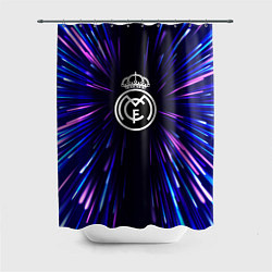 Шторка для душа Real Madrid neon energy, цвет: 3D-принт