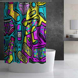 Шторка для душа Стандартные подарки мужчинам, цвет: 3D-принт — фото 2